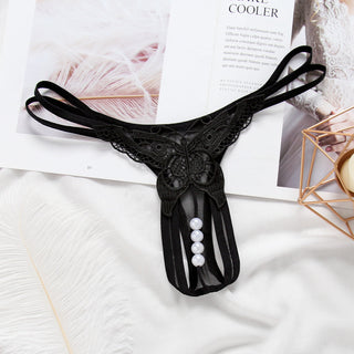 Embroidered Hollow Panties Ladies Low Waist