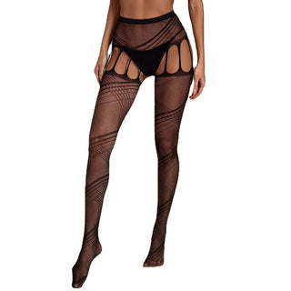 Pattern Garter Temptation Pantyhose 15 Series