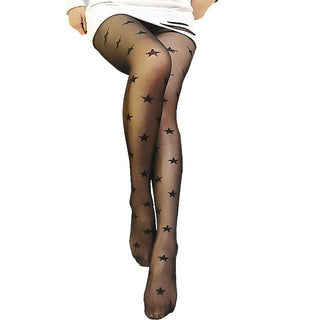 Slim Slimming 40D Jacquard Lace Stockings