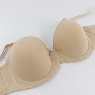 Large Size Half cup Bra With Silicone Strips