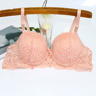 Push-up Lace Bra with Steel Ring