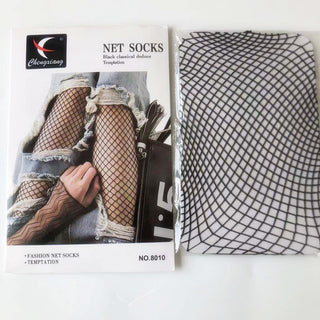 Women's Velvet Hollowed Out Pantyhose Fishnet Stockings Stockings