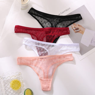 Fashion Sexy Solid Color Breathable Women's Thong