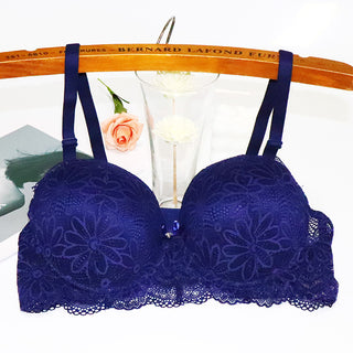 Push-up Lace Bra with Steel Ring