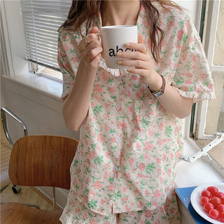 Floral Pajamas Sleepwear set