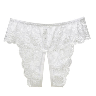 Lace Crotchless Underwear