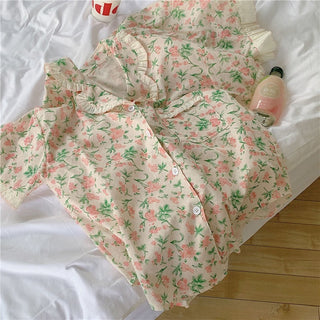 Floral Pajamas Sleepwear set