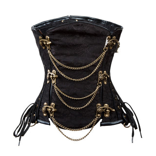 Metal Chain Punk bustier Shapewear